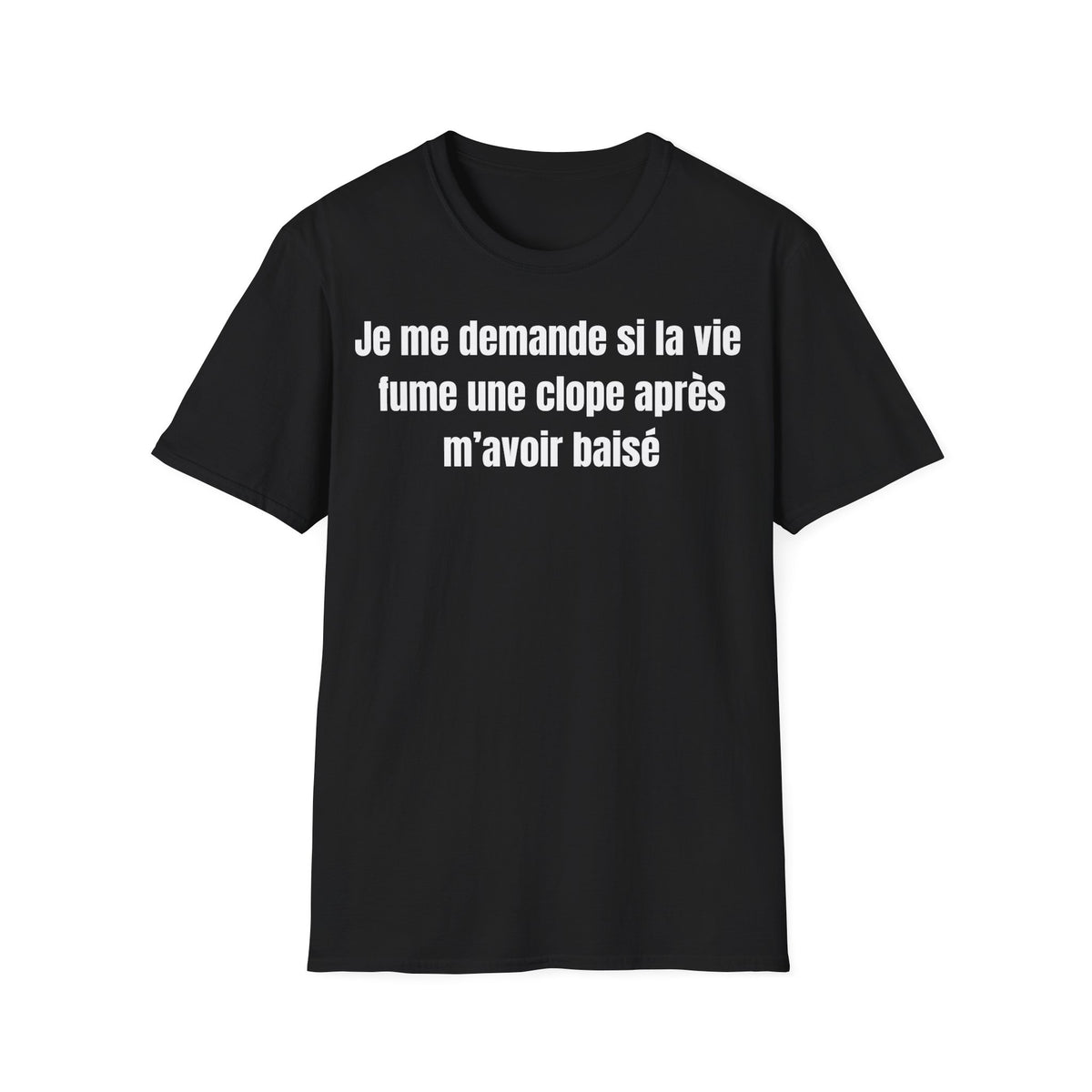 Je me demande si la vie fume une clope après m’avoir baisé