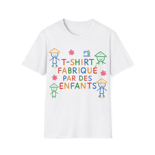 T-shirt fabriqué par des enfants